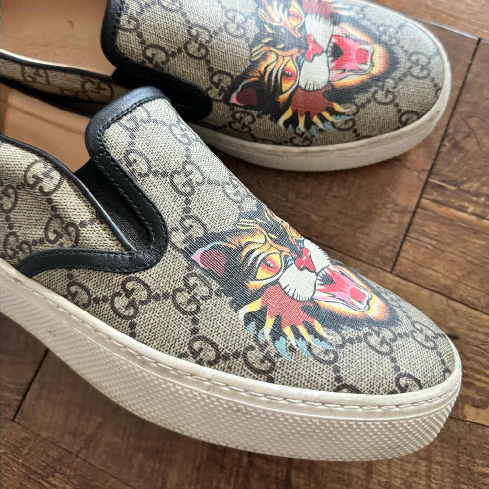 GUCCI ANGRY CAT SLIP-ON SIZE 7.5UK/40.5